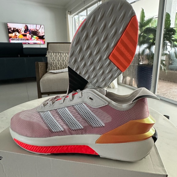Adidas Avryn Grey One/Ftwr White/Solar Red Unisex Running shoes - Men’s … main image 14